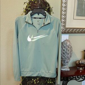 🏃🏻‍♀️ NIKE Sage Quarter-Zip DRI-FIT Top, Sz XS